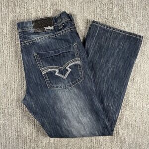 Southpole Baggy‎ Denim Blue Jeans Men's Sz 40 X 32 Y2K Hip Hop Urban Skater